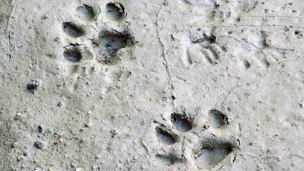 Bobcat tracks