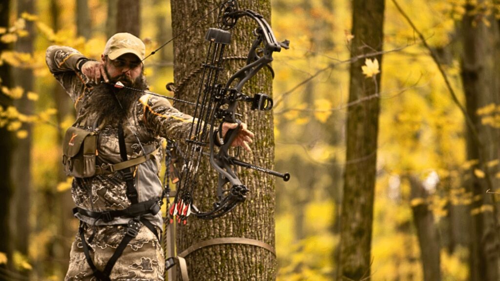 Shooting with a compound bow